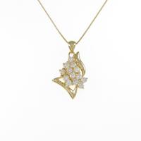 K18YG ダイヤモンドネックレス