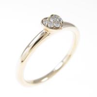 4゜C ハート ダイヤモンドリング