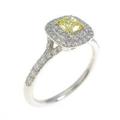 ティファニー ソレスト リング 0．26ct・FVY・VVS2・クッションカット