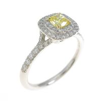 ティファニー ソレスト リング 0．26ct・FVY・VVS2・クッションカット