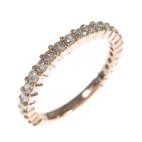 K18PG ハーフエタニティ ダイヤモンドリング