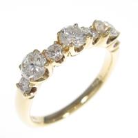 K18YG ダイヤモンドリング