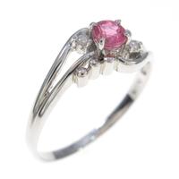 PT ピンクサファイヤリング