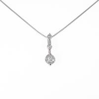 PT1000／PT ダイヤモンドネックレス