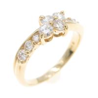 K18YG ダイヤモンドリング