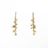 K18YG シトリンピアス