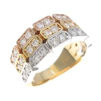 K18スリーカラー ダイヤモンドリング