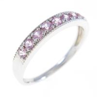 K10WG ピンクサファイヤリング