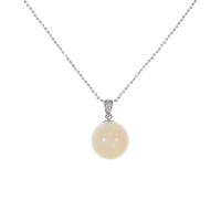 K18WG オパールネックレス