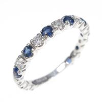 K18WG サファイヤリング