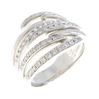 K18WG ダイヤモンドリング