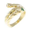 K18YG エメラルドリング