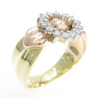 K18YG／PT／K18PG ダイヤモンドリング