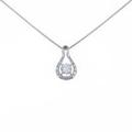【新品】プラチナダイヤモンドネックレス 0．324ct・D・SI2・GOOD