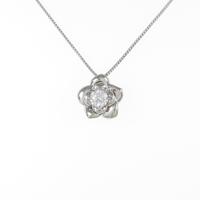 プラチナダイヤモンドネックレス 0．305ct・E・VS1・VG