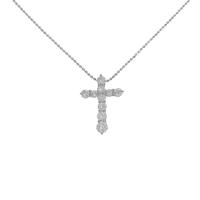 PT クロス ダイヤモンドネックレス