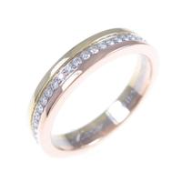 カルティエ スリーゴールド リング