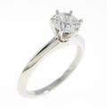 ティファニー クラシックソリティア リング 0．75ct