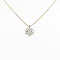 【リメイク】K18YG ダイヤモンドネックレス 1．023ct・VLY・VS2・VG