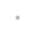 プラチナ ダイヤモンドピアス 0．222ct・D・VVS1・VG 片耳