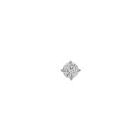 プラチナ ダイヤモンドピアス 0．222ct・D・VVS1・VG 片耳