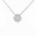プラチナダイヤモンドネックレス 0．575ct・G・VS1・GOOD