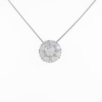 プラチナダイヤモンドネックレス 0．575ct・G・VS1・GOOD