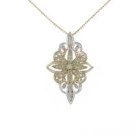 K18YG／K18WG ダイヤモンドネックレス