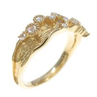 K18YG ダイヤモンドリング