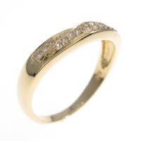 K18YG ダイヤモンドリング