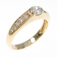 K18YG ダイヤモンドリング