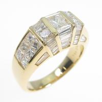 18KYG ダイヤモンドリング