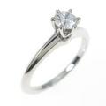ティファニー クラシックソリティア リング 0．33ct