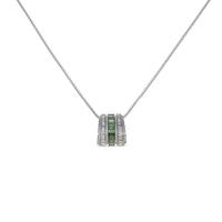 K18WG ダイヤモンドネックレス