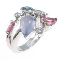 カルティエ カラーストーンリング