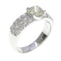 プラチナ ダイヤモンドリング 0．846ct・VLY・I1・FAIR