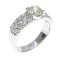 プラチナ ダイヤモンドリング 0．846ct・VLY・I1・FAIR
