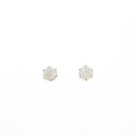 プラチナダイヤモンドピアス 0．290ct・0．306ct・E?F・VS2?SI1・GOOD