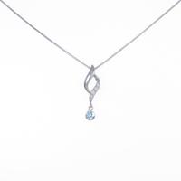 K10WG ダイヤモンドネックレス