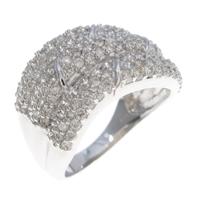 K18WG ダイヤモンドリング