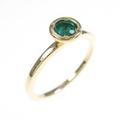 アガット エメラルド ピンキーリング