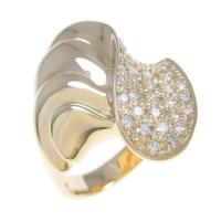 K18YG ダイヤモンドリング