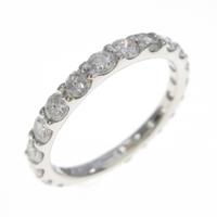 PT ハーフエタニティ ダイヤモンドリングリング