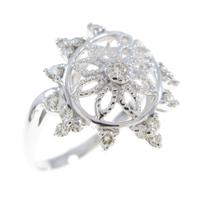 K18WG ダイヤモンドリング