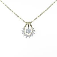 K18YG 2WAY ダイヤモンドネックレス