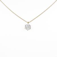 【リメイク】K18YG ダイヤモンドネックレス 1．078ct・G・I1・FAIR