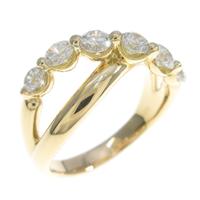 K18YG ダイヤモンドリング