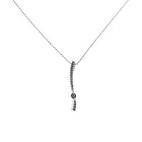 K18WG ダイヤモンドネックレス