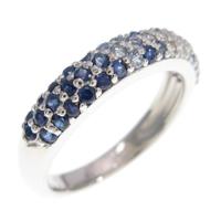 PT パヴェ サファイヤリング