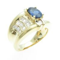 K18YG サファイヤリング